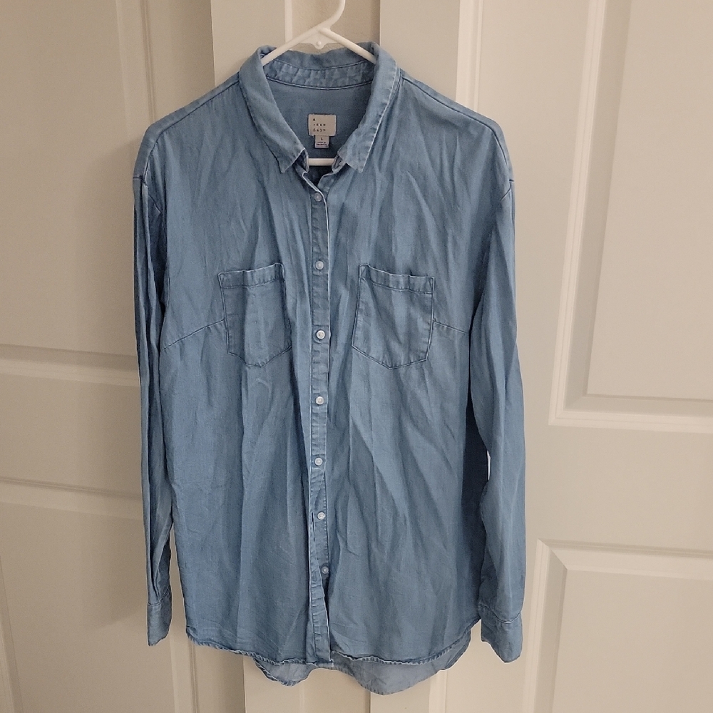 a new day Light Blue Button Down Shirt